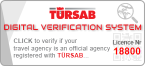 TÜRSAB Digital Verification System - Certificate No: 18800