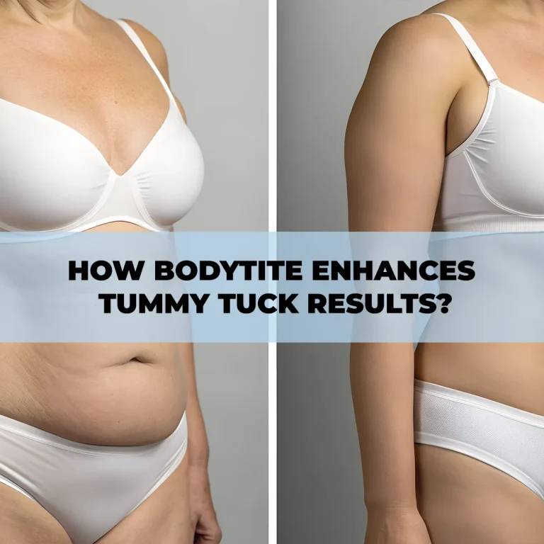 BodyTite procedure enhancing Tummy Tuck results, providing firmer and smoother abdominal contour at a modern aesthetic clinic in Turkey.
